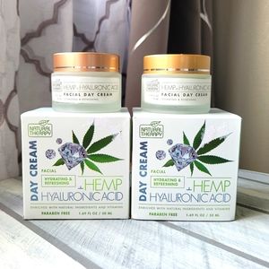 Natural Therapy Hemp and Hydraulic Acid Day Creams